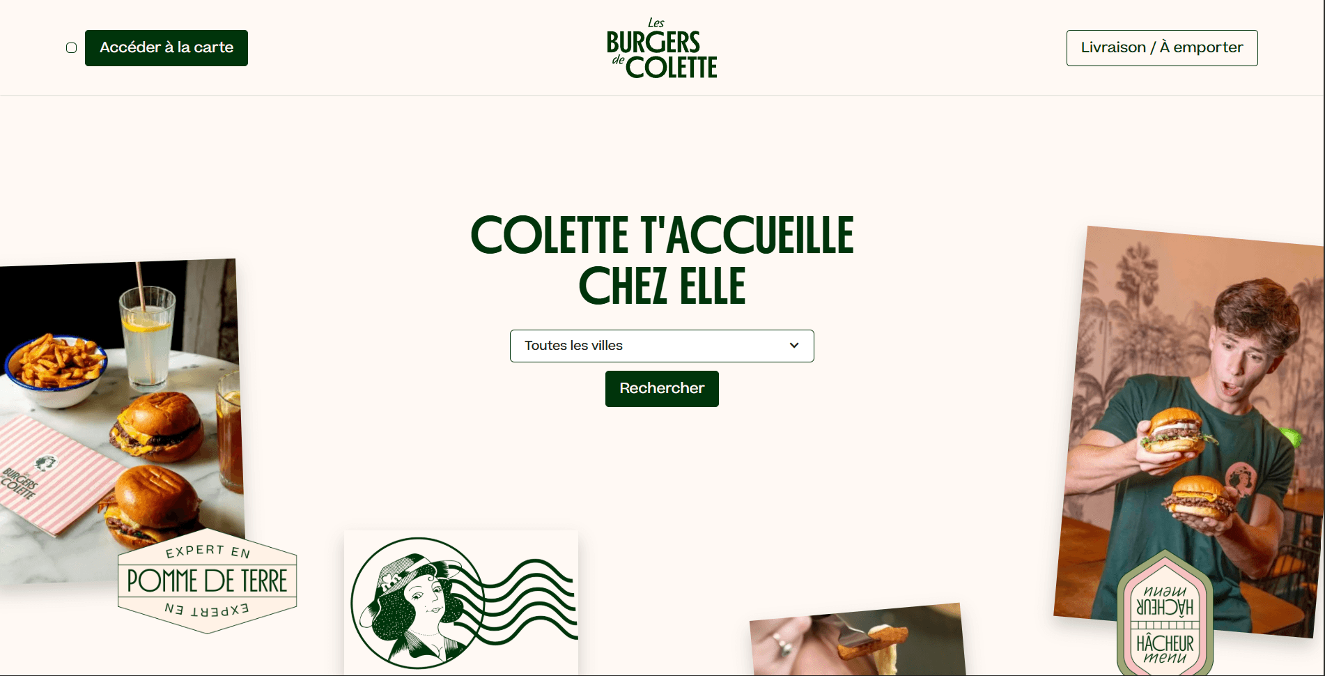 Screenshot of Les Burges de Colette